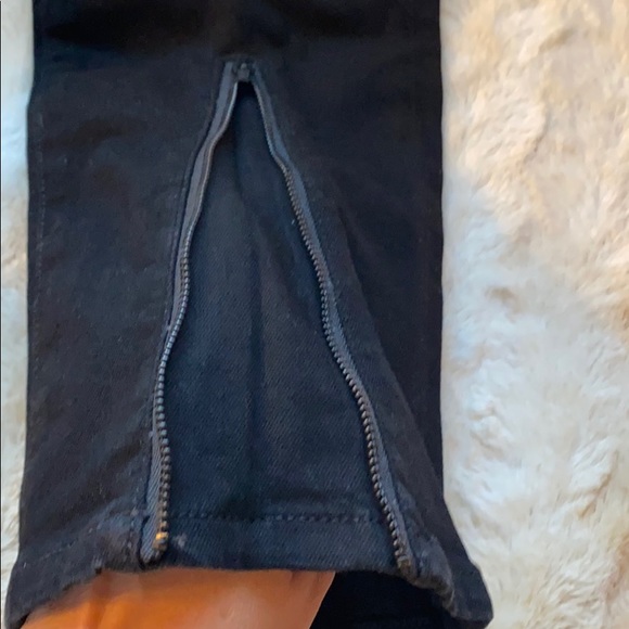 Joe's Jeans High Waisted Zip Cuff Skinny Jeans Size 26 - Picture 9 of 11